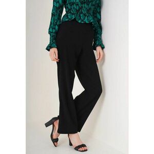Pantaloni dama - HiCCUP - croiala relaxata - poliester-lycra - Negru imagine