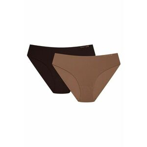 Chiloti figi dama - set de 2 perechi maro-bej Peachy - Bej imagine
