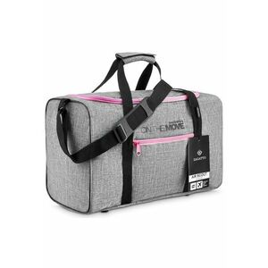 Geanta de voiaj pentru avion - pentru sala de sport - gri 40x20x25 ZG19 imagine