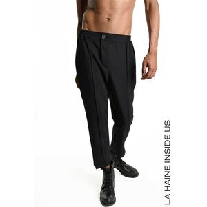 -Pantaloni regular fit cu elastic în talie LH2 imagine