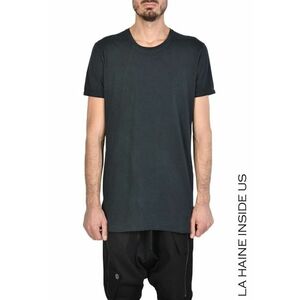 Tricou regular fit din bumbac vopsit la rece - Negru imagine