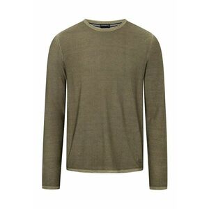 Pulover regular fit cu guler rotund JJ1 - Verde imagine