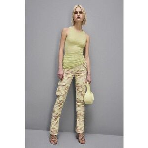Blugi cargo cu imprimeu army - Verde deschis imagine