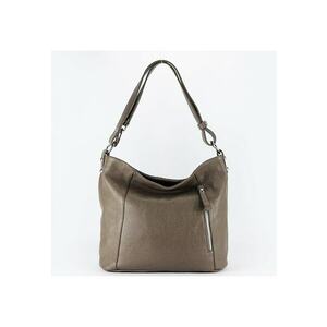 Geanta dama taupe din piele naturala 8913 131 Maro taupe - Maro taupe - 29x31x11 imagine
