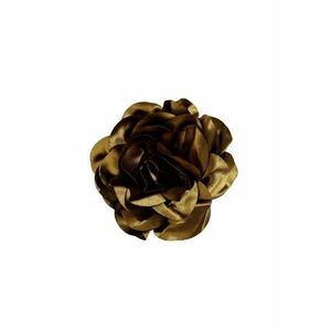 Brosa tip floare supradimensionata - kaki - Balbina C12 imagine