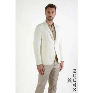 Sacou regular fit - cu inchidere la un singur rand de nasturi imagine