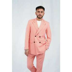 Sacou regular fit pastelat imagine