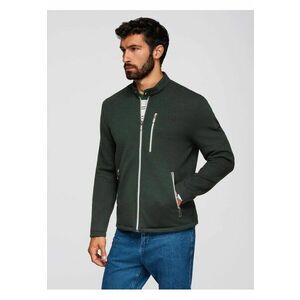 Jacheta structurata bike cu guler inalt OM-JANP-0229 - Verde inchis imagine