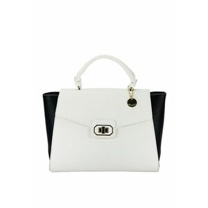 Geanta dama in doua DHJ726-2 M11 - Alb - 22x30x15 imagine