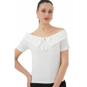 Tricou dama - Jerseu - Alb - imagine