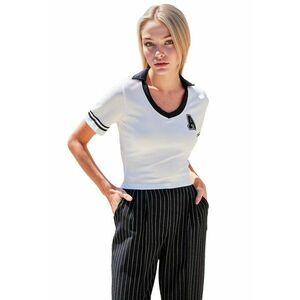 Tricou polo - Poliester/Elastan - Alb imagine