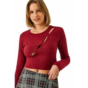 Bluza pentru dama - HiCCUP - Bumbac/Lycra - Rosu imagine