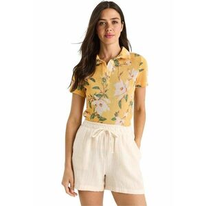 Tricou polo - Bumbac/Lycra - Galben imagine