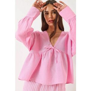Bluza dama - HiCCUP - Textil - Roz imagine