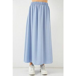 Fusta maxi texturata HiCCUP - albastra - poliester-elastan imagine