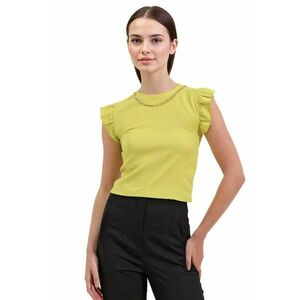 Top dama - Poliester/Lycra - Galben imagine