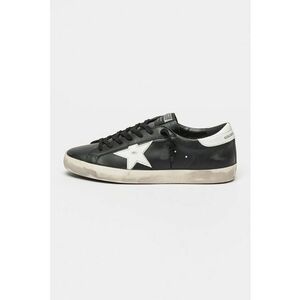 Pantofi sport Super Star Classic 3 din piele cu aspect uzat - Alb/Negru imagine
