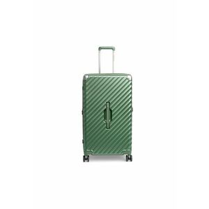 Troler mare extensibil Trunk - policarbonat - 79x45x37 cm - bagaj de cala - cifru TSA - 4 roti cu suspensii - verde - 79 cm imagine