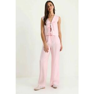 Compleu dama - fara maneci - modal/poliamida - roz imagine