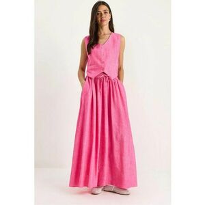 Compleu dama - doua piese - rayon/poliester/nylon - roz imagine