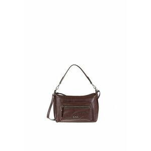 Geanta de piele cu bareta de umar Seraphina - Maro inchis imagine