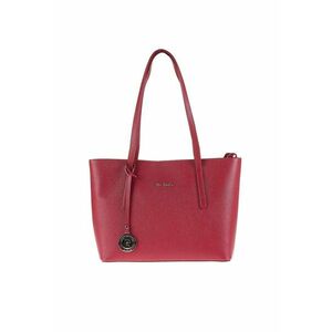 Geanta tote de piele Elowen Lux - Rosu imagine