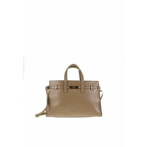 Geanta de piele cu maner Celeste Ultra - Maro taupe imagine