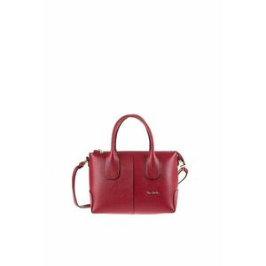Geanta shopper de piele Silvana - Rosu imagine