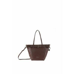 Geanta shopper din piele cu bareta ajustabila Celeste Elite - Maro inchis imagine