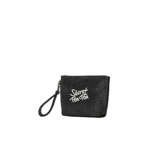 SECRET PON PON. - Etui cu broderie logo Ereba Lux - Negru imagine