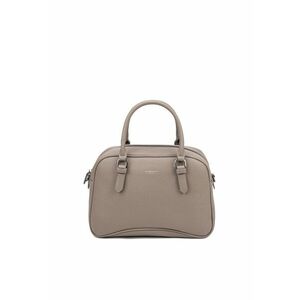 Geanta cu maner si detaliu cu logo Celeste Nova - Maro taupe imagine