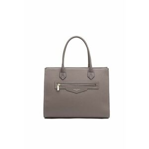Geanta shopper din piele ecologica Erisma - Maro inchis imagine