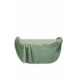 Geanta crossbody de piele - Verde menta imagine