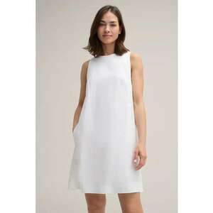 Rochie mini - fără mâneci - Alb imagine