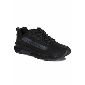 Pantofi sport Universal Sneakersy Damskie Skorzane Amphibiox - Sintetic - Negru imagine