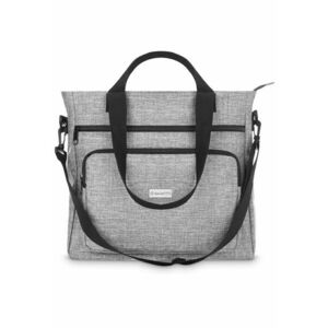Geanta dama umar - Gri - Shopper - Dimensiuni 44x35x12 cm - ZG704 imagine