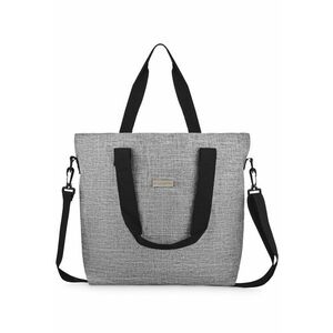 Geanta dama umar - Gri - Shopper - Dimensiuni 43x34x17 cm - ZG741 imagine