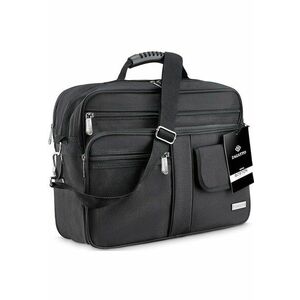 Geanta barbat umar - Neagra - Messenger - Servieta documete - ZG141 imagine