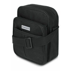 Borseta barbat umar - Neagra - Crossbody - 17x22x8 cm - ZG706 imagine