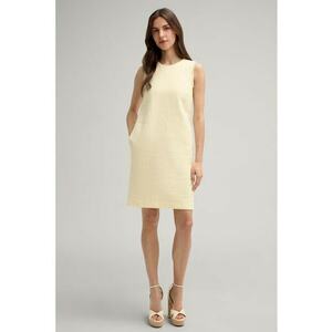 Rochie midi - fara maneci - Galben imagine