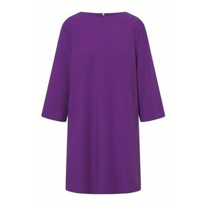 Rochie midi cu decolteu rotund - Mov imagine