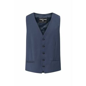 Vesta regular fit cu inchidere printr-un singur rand de nasturi - Albastru inchis imagine