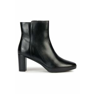 Botine dama - Piele-Negru imagine