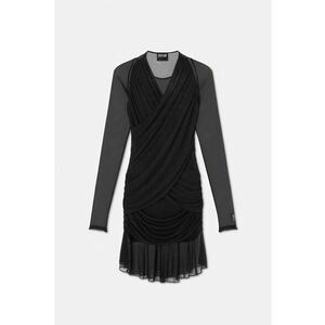 Rochie mini din tul - Negru imagine