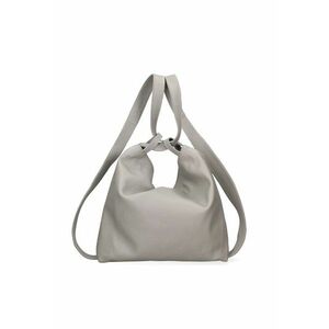 Geanta convertibila din piele cu bareta de umar Seraphina Nova - Gri imagine