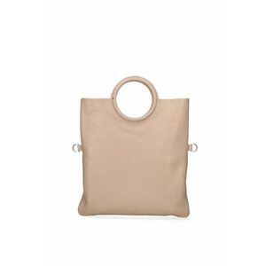 Geanta din piele cu maner Valora Chic - Maro taupe imagine