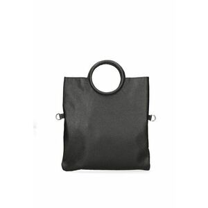 Geanta din piele cu maner Valora Chic - Negru imagine