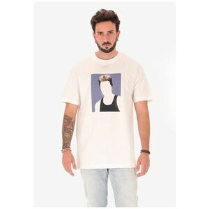 Tricou lejer cu imprimeu - Alb imagine