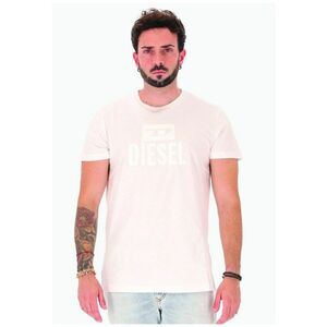 Tricou regular fit cu imprimeu logo - Alb imagine
