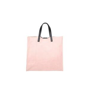 Geanta tote din piele intoarsa cu etui detasabil Novara Lux - Roz prafuit imagine
